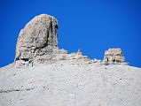 16 Lingam Shaped Rock On Western Wall Of Kailash On Mount Kailash Inner Kora Nandi Parikrama Here is a side view of the lingam-shaped rock protruding from the west wall of the Mount Kailash Inner Kora (09:48). The final steep climb begins now (5532m).